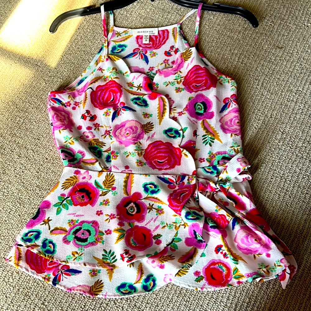 Floral Wraparound top